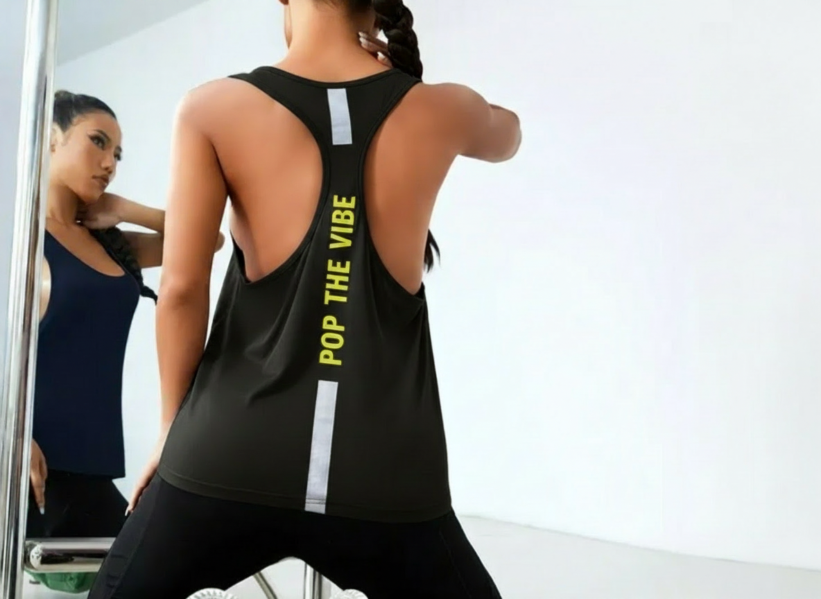 Pop the Vibe Spine Tank